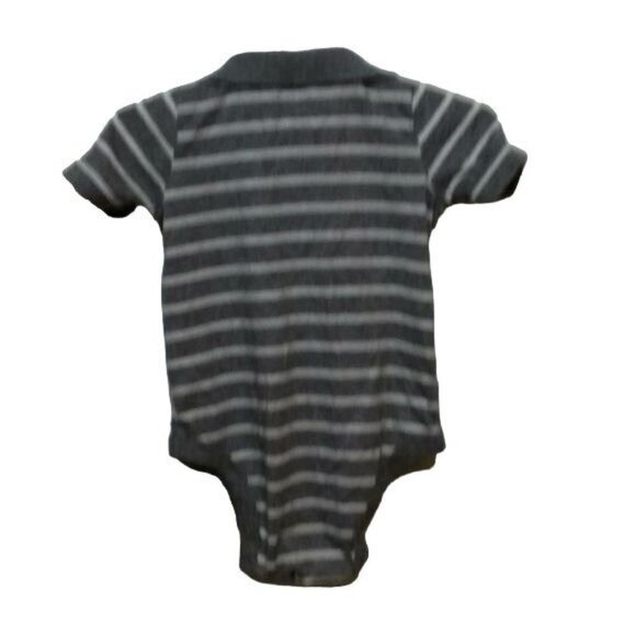GARANIMALS Gray Striped Onesie 18 Months - Picture 2 of 4